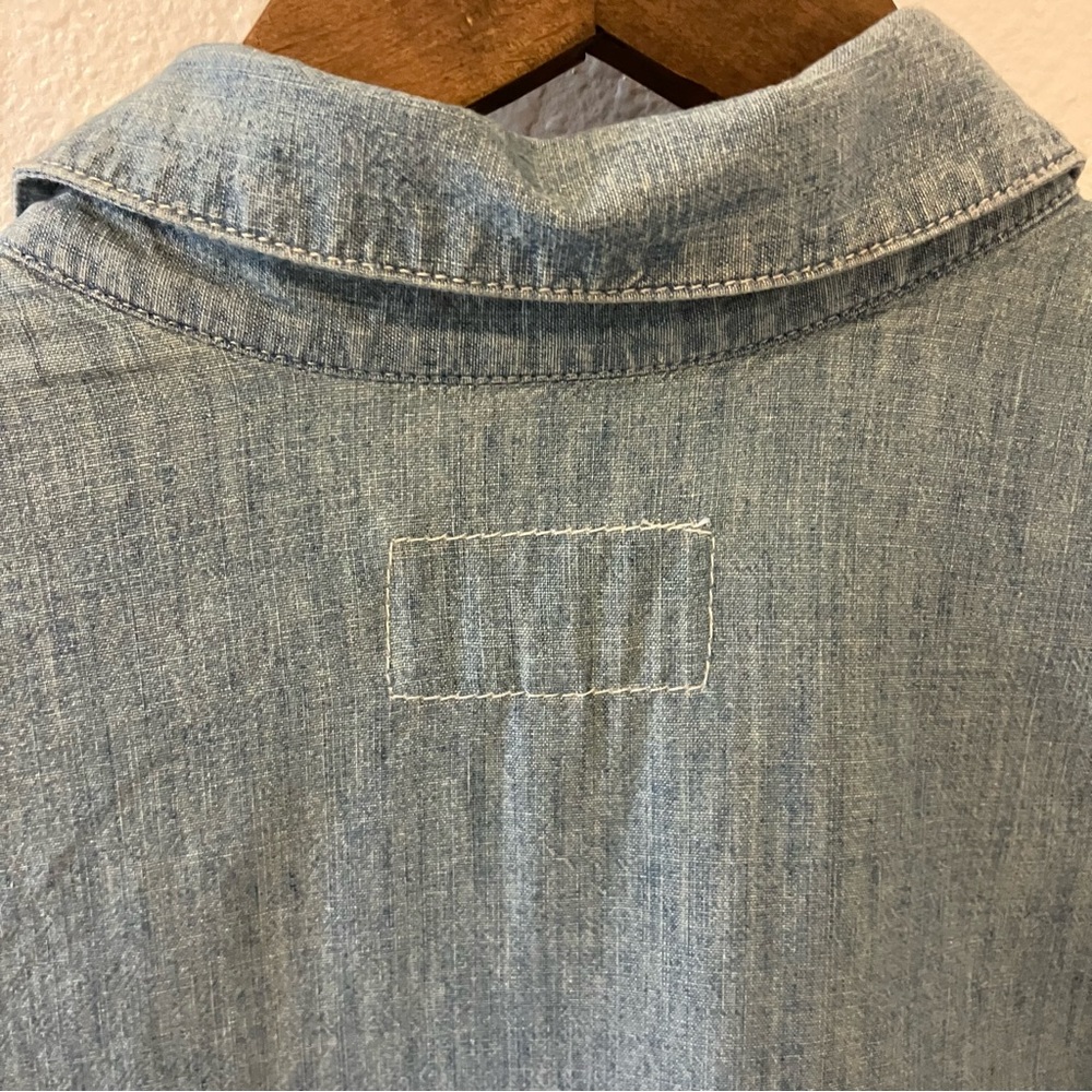 Rag & Bone Sleeveless Denim Shift Dress - Small - Picture 5 of 12